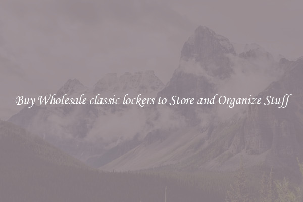 Buy Wholesale classic lockers to Store and Organize Stuff