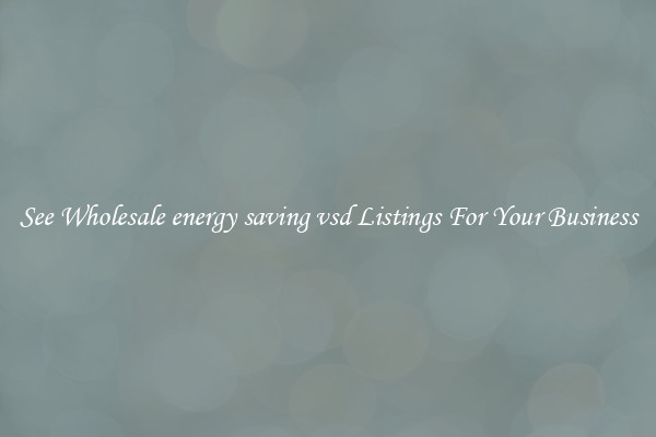 See Wholesale energy saving vsd Listings For Your Business