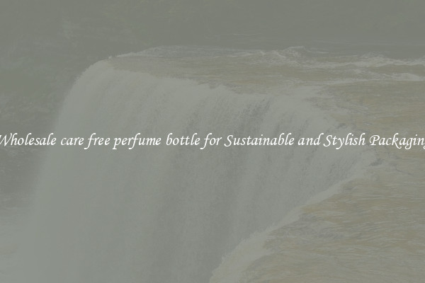 Wholesale care free perfume bottle for Sustainable and Stylish Packaging