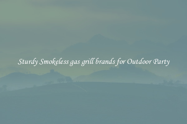 Sturdy Smokeless gas grill brands for Outdoor Party