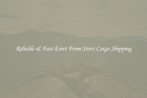 Reliable & Fast Eswt From Storz Cargo Shipping