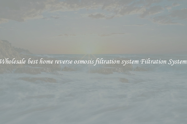 Wholesale best home reverse osmosis filtration system Filtration Systems